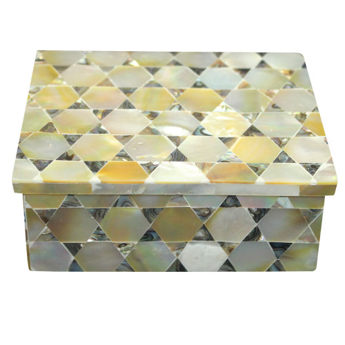 Fully Handmade White Jewelry Marble Box
