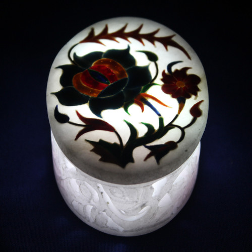 Oval Shape Mother Of Pearl  Box For Wedding Gift