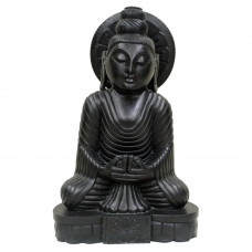 Antique Black Marble Lord Buddha Statue For Home Decor
