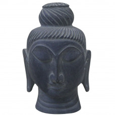 Beautiful Black Soap Stone Buddha Head