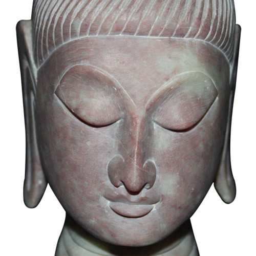 Beautiful Soap Stone Buddha Head