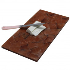 Marble Cheese Chopping Board Inlaid Jasper For Kitchen