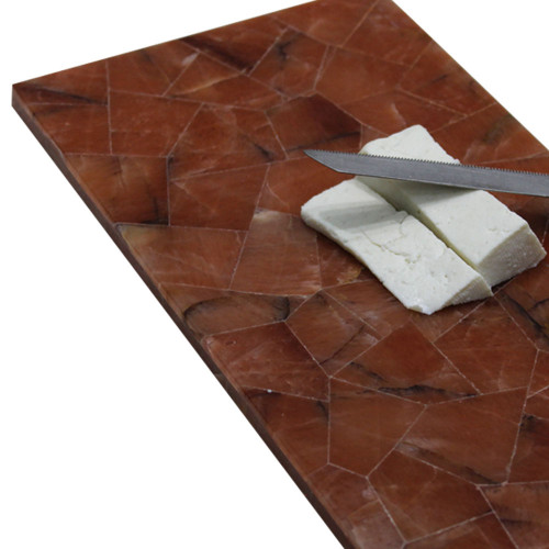 Marble Cheese Chopping Board Inlaid Jasper For Kitchen