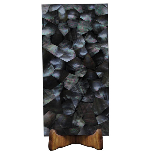 Marble Cheese Chopping Board Inlaid Black Pearl