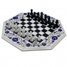 Indian Marble Chess Set Wooden Furniture Table Tops  