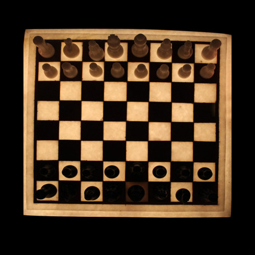 Luxury Chess Board Set With Mosaic Art 