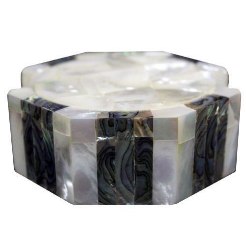 Tea Coaster Inlaid Mother of Pearl