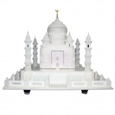 12" Inch White Marble Taj Mahal Miniature Showpiece Gift of Art