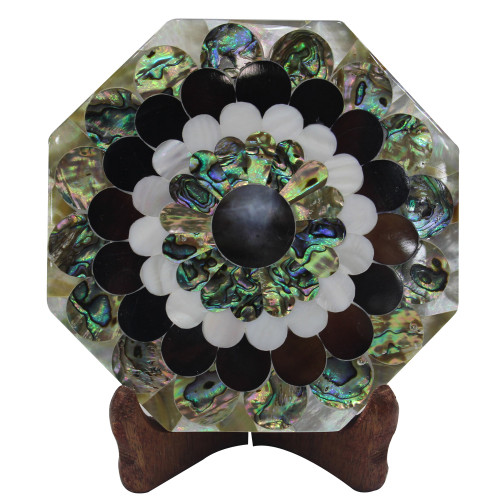 Marble Inlay Wall Tile Pietra Dura Mother Of Pearl Octagonal
