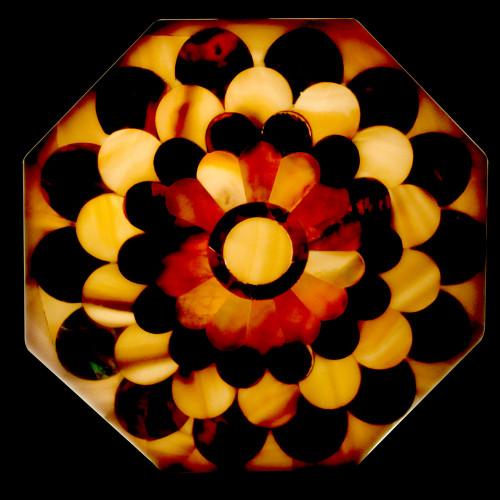Octagonal Marble Inlay Wall Tile Pietra Dura Mother Of Pearl