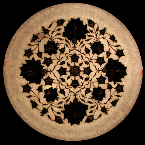Beautiful Marble Plate For Italian Coffee Table Tajmahal Art