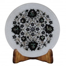 Beautiful Marble Plate For Italian Coffee Table Tajmahal Art
