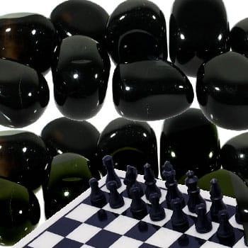 Black-onyx-semi-recious-stone-chess-board